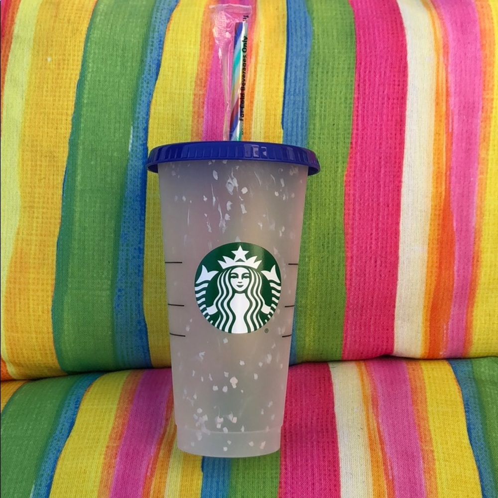 Pride edition Starbucks confetti color change cup